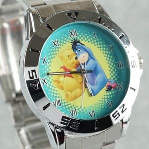 New Eeyore & Pooh Novelty Stainless Steel Watch
